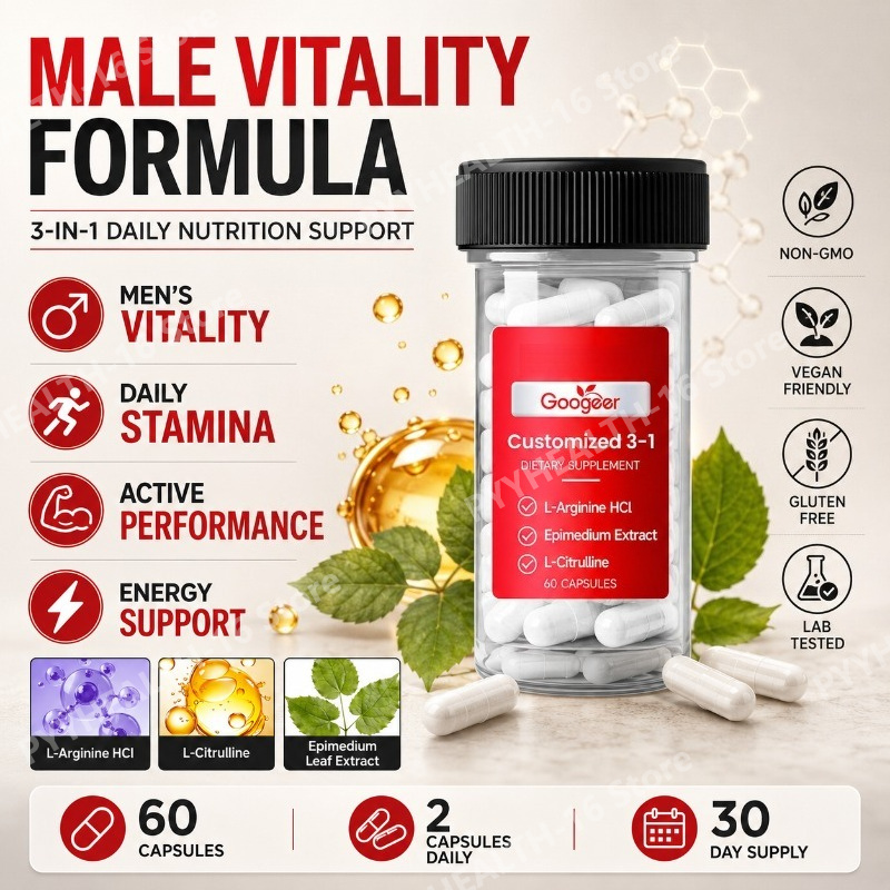 Herbal Wellness For You - L-Arginine HCl with L-Citrulline and Epimedium