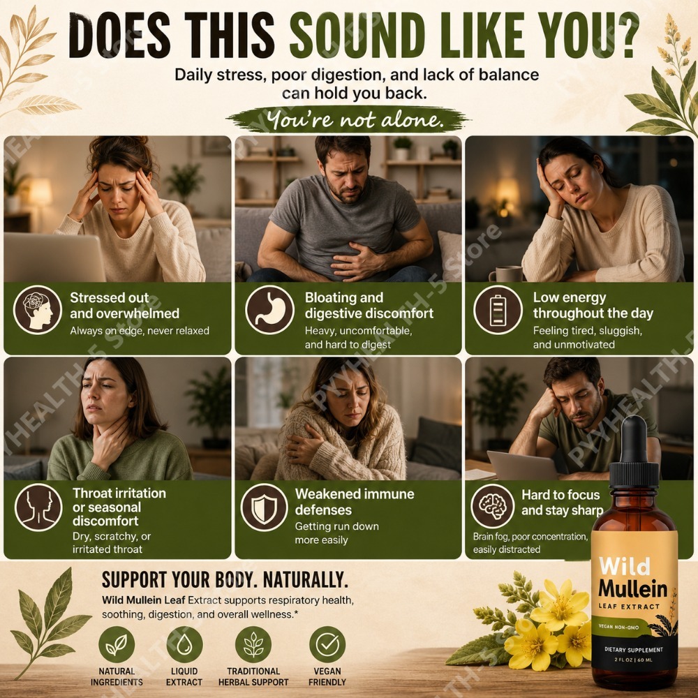 Wild Mullein Leaf Drops with G - đánh giá và giá Herbal Wellness For You