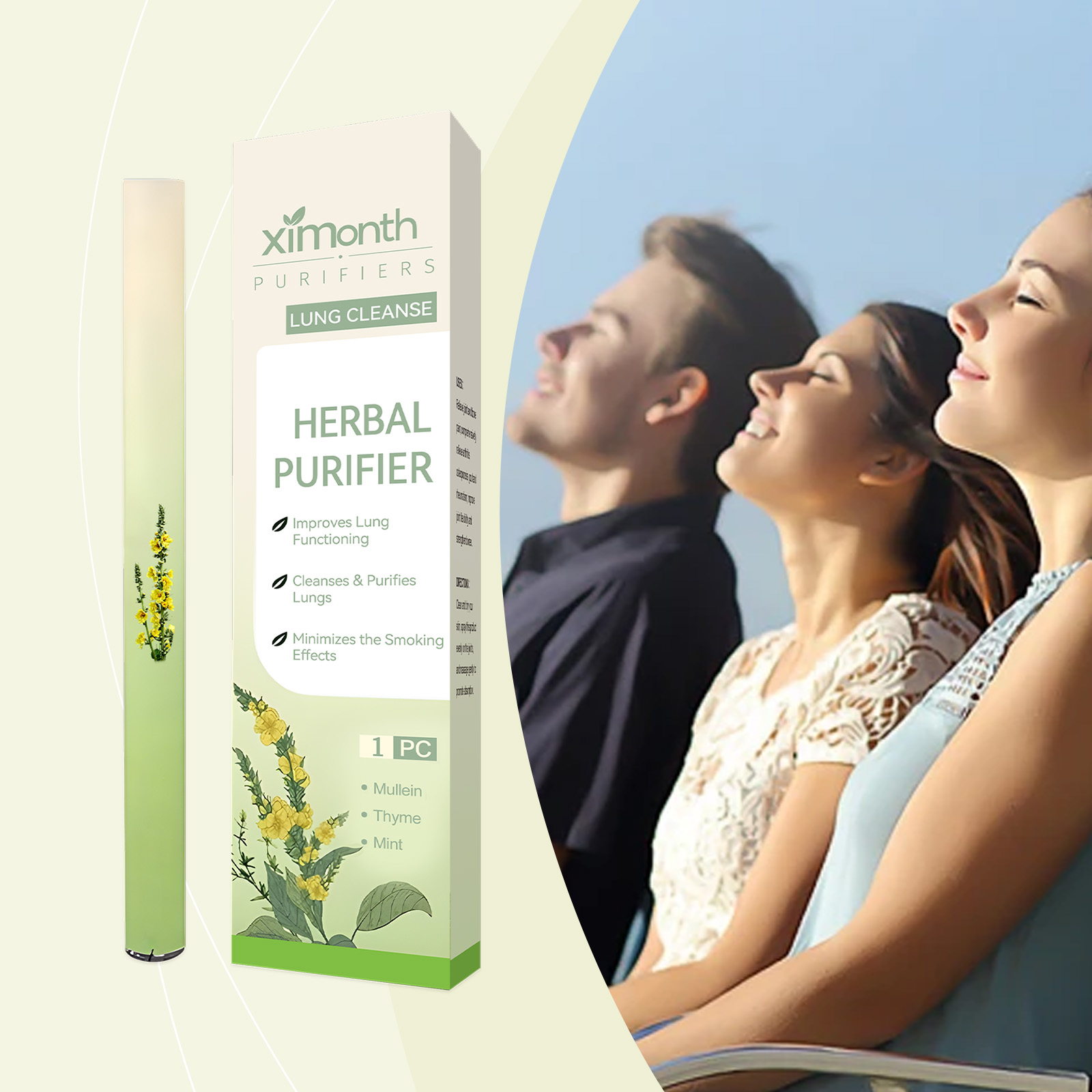 Natural Herbal Breathing Stick - đánh giá và giá Herbal Wellness For You