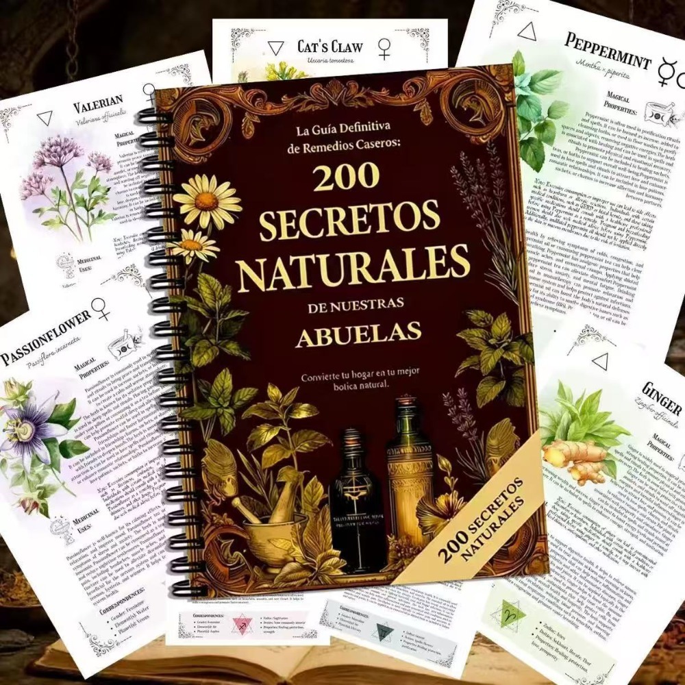 200 Natural Secrets A5 Spanish - đánh giá và giá Herbal Wellness For You